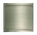 RVS inbouw nis 30 x 30 cm geborsteld roestvrij staal, Verzenden, Nieuw