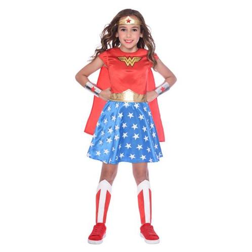 Kinderkostuum Wonder Woman 5-delig Official, Kleding | Dames, Carnavalskleding en Feestkleding, Nieuw, Ophalen of Verzenden