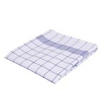 Theedoek halflinnen 60 x 80 cm Blauw, pak 10 stuks, Verzenden