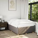vidaXL Bedframe zonder matras 120x200 cm stof taupe, Huis en Inrichting, Slaapkamer | Bedden, Verzenden, Nieuw, Twijfelaar, 120 cm