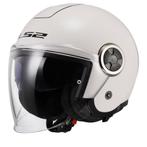 LS2 OF620 Classy Solid Wit Jethelm, Motoren, Jethelm, XXL, Nieuw met kaartje, Overige merken