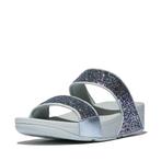 -5% FitFlop  FitFlop Lulu multi-tonal glitter slides  maat 4, Kleding | Dames, Schoenen, Slippers, Nieuw, Verzenden, Blauw