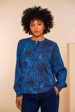 Blouses  |  Geisha   |  43681-20 - Blouse - blue/sand, Kleding | Dames, Blouses en Tunieken, Ophalen of Verzenden, Nieuw