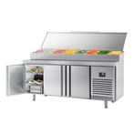 GGM Gastro | Voorbereiding koeltafel - 1960x600mm - met 3 |, Verzenden, Nieuw in verpakking