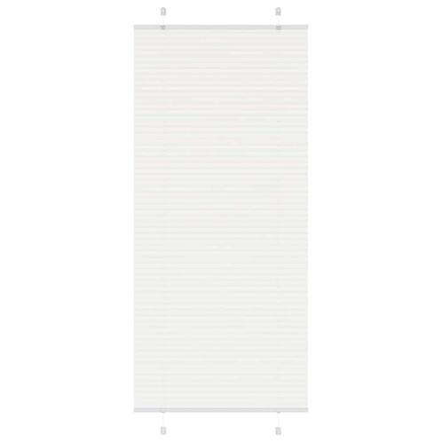 vidaXL Plissé rolgordijn 95x200 cm stofbreedte 94,4 cm, Huis en Inrichting, Stoffering | Gordijnen en Lamellen, Wit, Nieuw, Verzenden