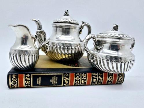 Edmond Tetard, Paris (1882-1920) - Koffie- en theeservies, Antiek en Kunst, Antiek | Goud en Zilver