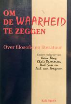 Om de waarheid te zeggen 9789039105139 Paul van Tongeren, Boeken, Verzenden, Gelezen, Paul van Tongeren