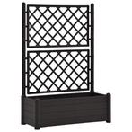 Plantenbak 100cm met Latwerk - Tuin Upgrade! Retourdeal, Kunststof, 100 cm of meer, Nieuw, Ophalen of Verzenden