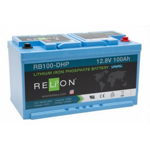 Relion RB100-DHP 12V/100Ah DIN LiFePO4 accu, Auto-onderdelen, Accu's en Toebehoren, Ophalen of Verzenden