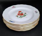 Meissen - Tafelservies - Bloemendecoratie 6x dinerborden ca., Antiek en Kunst