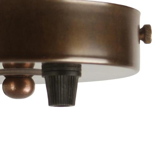 Plafondkap Brons 2 snoeren, Huis en Inrichting, Lampen | Losse lampen, Ophalen of Verzenden