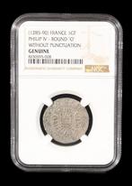 Middeleeuwen, kruisvaardersperiode Zilver Geslagen munt -, Antiek en Kunst