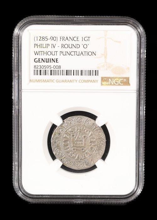 Middeleeuwen, kruisvaardersperiode Zilver Geslagen munt -, Antiek en Kunst, Antiek | Overige Antiek