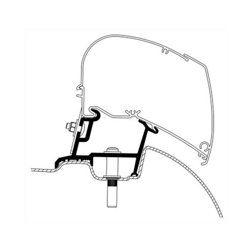 Thule Mercedes Sprinter / VW Crafter camper caravan, Caravans en Kamperen, Caravan accessoires, Nieuw, Verzenden