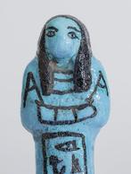 Oud-Egyptisch Faience Ushabti voor Takasa. Nieuw Koninkrijk,