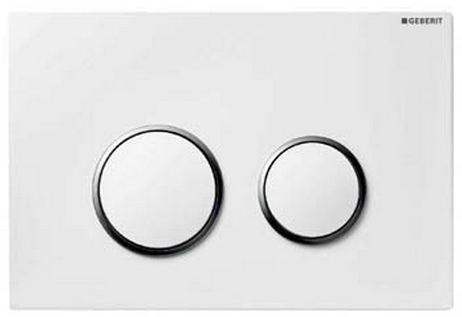 Geberit Sigma 20 drukplaat wit/glans/wit, Doe-het-zelf en Verbouw, Sanitair, Nieuw, Verzenden