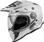 Bogotto H331 BT Bluetooth Wit Enduro Helm, Motoren, Kleding | Motorhelmen, Verzenden, Nieuw met kaartje, Offroadhelm, Overige merken