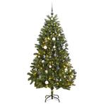 vidaXL Kunstkerstboom met scharnieren 300 LEDs en, Diversen, Kerst, Verzenden, Nieuw