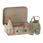 Maileg - Clownspak in koffer - kleine broer muis, Nieuw