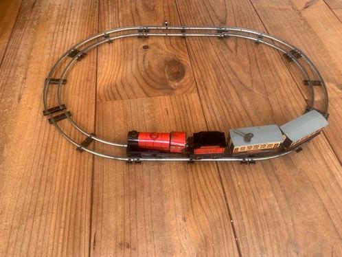 Meccano - Hornby Train Set, Boxed - Opwindbare blikken trein, Antiek en Kunst, Antiek | Speelgoed