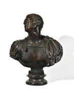 sculptuur, Imposant buste noble Romain - Arato - 74 cm -, Antiek en Kunst, Antiek | Keramiek en Aardewerk