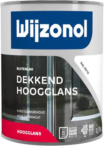 Wijzonol Dekkend Hoogglans Ral 9010 750 ml beschikbaar voor biedingen