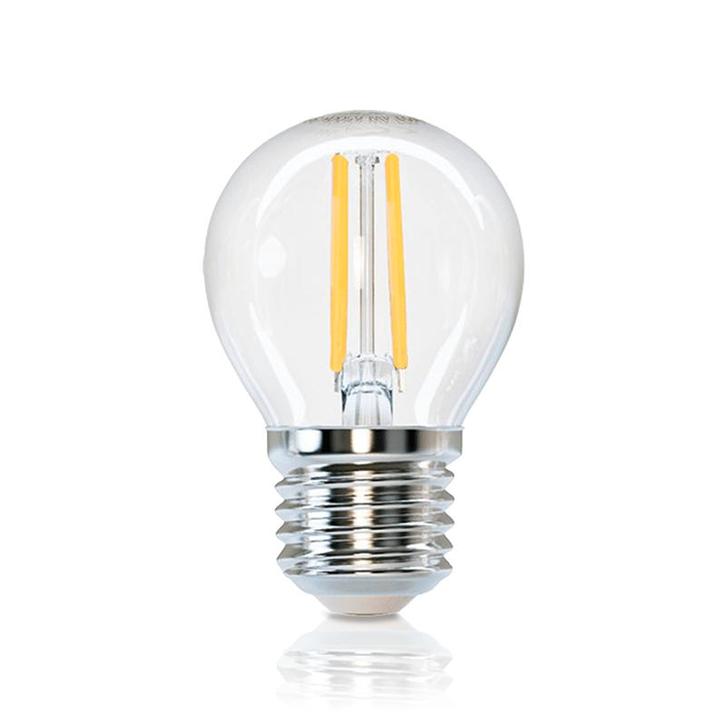 LED Filament E27 Kogel Mini 1W 2000K Amber, Huis en Inrichting, Lampen | Losse lampen, Nieuw, E27 (groot), Verzenden