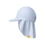 UV zonnehoedje met cap - gestreept blauw - 2-4 jaar - 2-4, Kinderen en Baby's, Verzenden, Nieuw, Swim Essentials