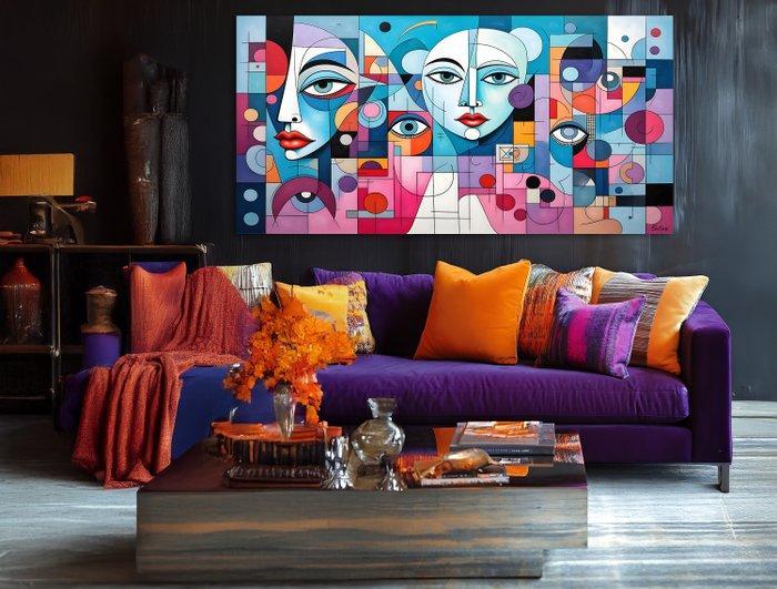 Oskar Rekozi - BigArt · Cubism - XXL, Antiek en Kunst, Kunst | Designobjecten