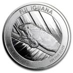 Fiji Iguana 1 oz 2016 (75.000 oplage), Postzegels en Munten, Munten | Oceanië, Zilver, Losse munt, Verzenden
