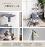 Krabpaal voor katten - Kattenkrabpaal - 144 cm - Grijs - Tec, Dieren en Toebehoren, Verzenden, Zo goed als nieuw