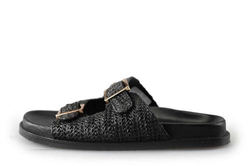 Nelson Slippers in maat 37 Zwart | 10% extra korting, Kleding | Dames, Schoenen, Zwart, Zo goed als nieuw, Slippers, Verzenden