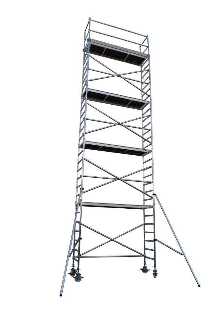 Rolsteiger Euroscaffold Budget 90x250 10,2m werkhoogte, Doe-het-zelf en Verbouw, Steigers, Nieuw, Ophalen of Verzenden