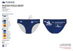 Turbo waterpolobroek ZV Onderdak + sponsor (print 2025), Watersport en Boten, Verzenden, Nieuw