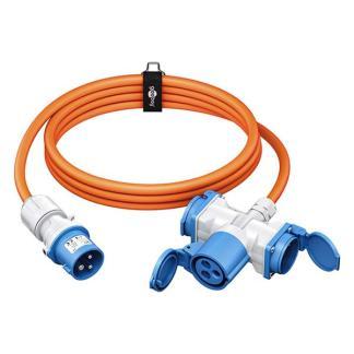 CEE verloopkabel | Goobay | 1.5 meter, Doe-het-zelf en Verbouw, Elektra en Kabels, Nieuw, Verzenden