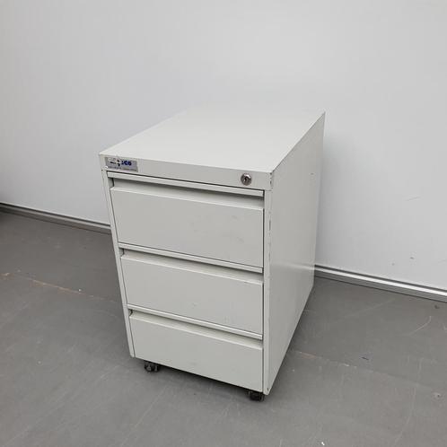 Grijs metalen retro ladekast - 62x39x50 cm, Huis en Inrichting, Kasten | Ladekasten, Ophalen of Verzenden