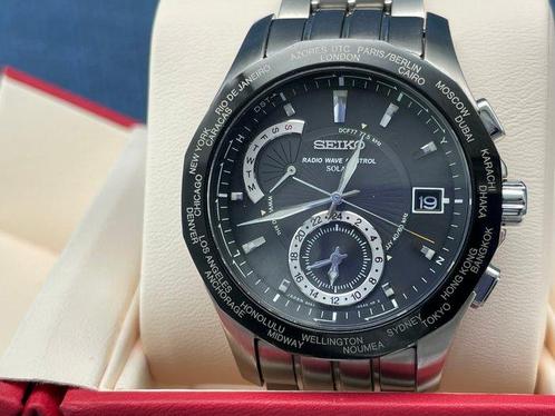 Seiko - Ref: 8B53-0AA0 - Radio Wave Control - Cal.8B53A -, Sieraden, Tassen en Uiterlijk, Horloges | Antiek