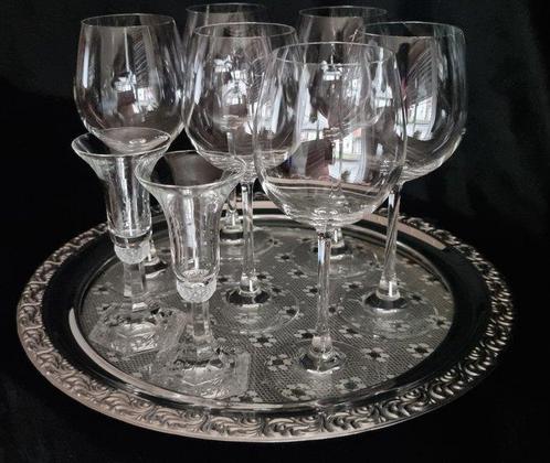 Rosenthal - Drinkservies voor 6 (9) - Glas - Wijnglashouders, Antiek en Kunst, Antiek | Meubels | Tafels