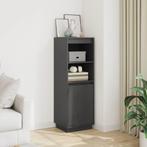 vidaXL buffetkast 37x34x110 cm massief grenenhout grijs, Huis en Inrichting, Kasten | Buffetkasten, Minder dan 50 cm, Verzenden