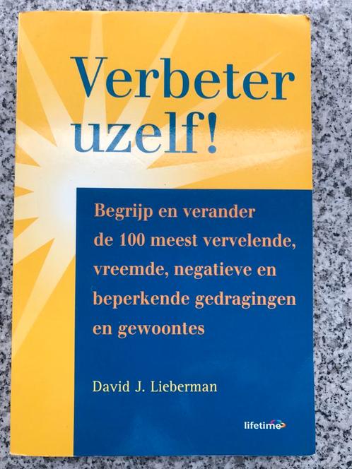 Verbeter uzelf! (David J. Lieberman), Boeken, Psychologie, Persoonlijkheidsleer, Gelezen, Verzenden
