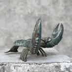 sculptuur, NO RESERVE PRICE - Bronze Patinated Lobster