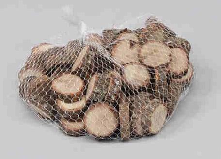 Eikenschijfjes Boomschijven 2-5 cm Zak ca. 500 gr, Huis en Inrichting, Woonaccessoires | Kunstplanten en Kunstbloemen, Nieuw, Ophalen of Verzenden