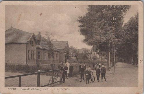 NEEDE - Borculoscheweg met U. L. O. school, Verzamelen, Ansichtkaarten | Nederland, Verzenden