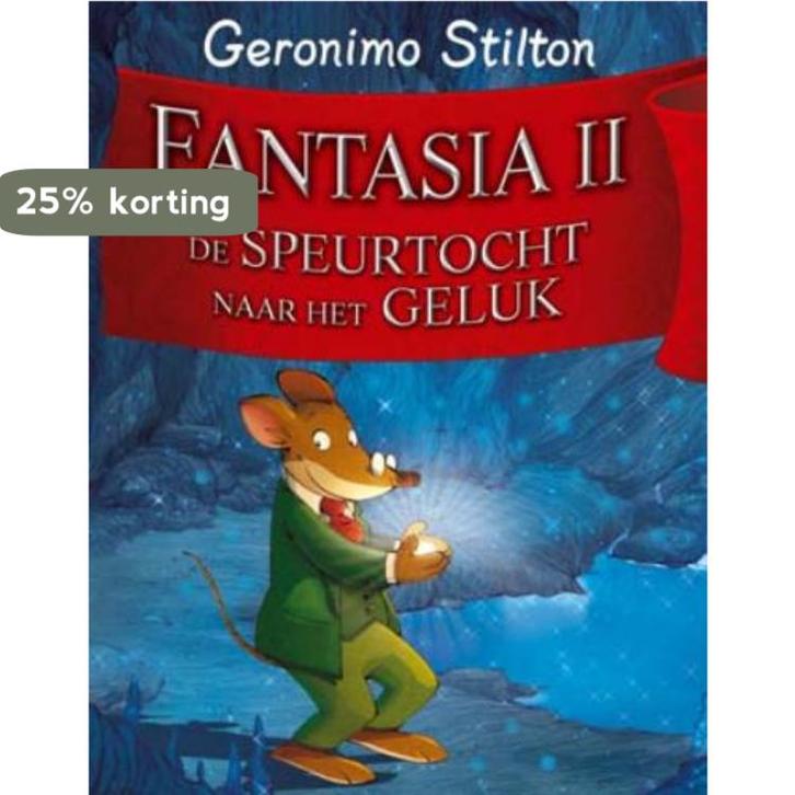 Fantasia / Geronimo Stilton-reeks / 2 9789085920168, Boeken, Kinderboeken | Jeugd | onder 10 jaar, Gelezen, Verzenden