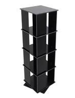 Draaibare Boekenkast 360° – Zwarte Boekenkolom 4 Lagen 127 c, Verzenden, Nieuw