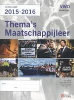 Themas Maatschappijleer voor VWO Schooljaar 20 9789086741793, Boeken, Zo goed als nieuw