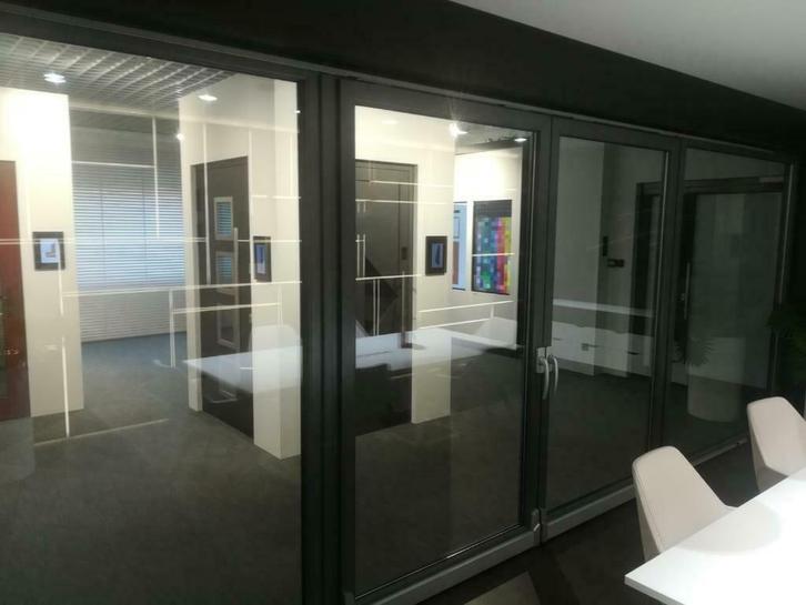 Schuifpui kunststof 2200x2100 mm incl. glas, Doe-het-zelf en Verbouw, Kozijnen en Schuifpuien, Inclusief glas, Nieuw, Kunststof