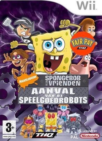 Spongebob en zijn Vrienden Aanval van de Speelgoedrobots, Spelcomputers en Games, Games | Nintendo Wii, Zo goed als nieuw, Ophalen of Verzenden