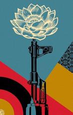 Shepard Fairey (OBEY) (1970) - AK-47 Lotus