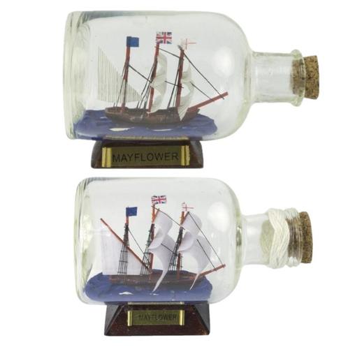 Flessenschip Mayflower, Watersport en Boten, Bootonderdelen, Nieuw, Zeilboot of Motorboot, Ophalen of Verzenden